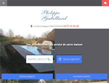 Tablet Screenshot of gabillard-terrassement-orne.com